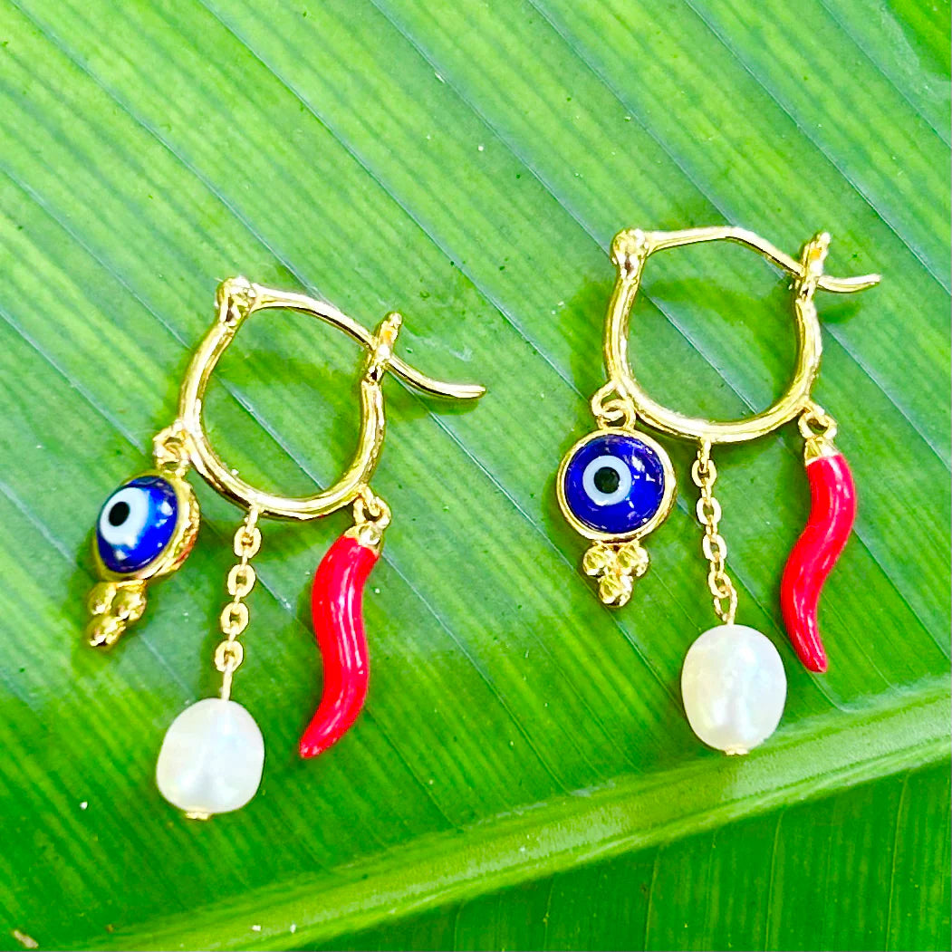 Crazy Muma Gold Earrings