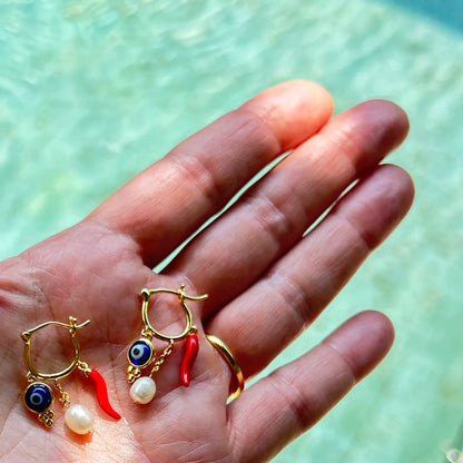 Crazy Muma Gold Earrings