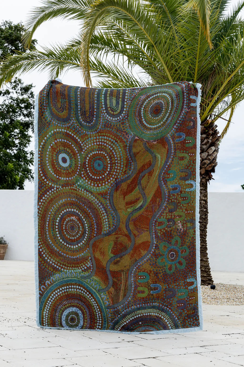 Blue Ocean Throw - Roma Gift & Gourmet