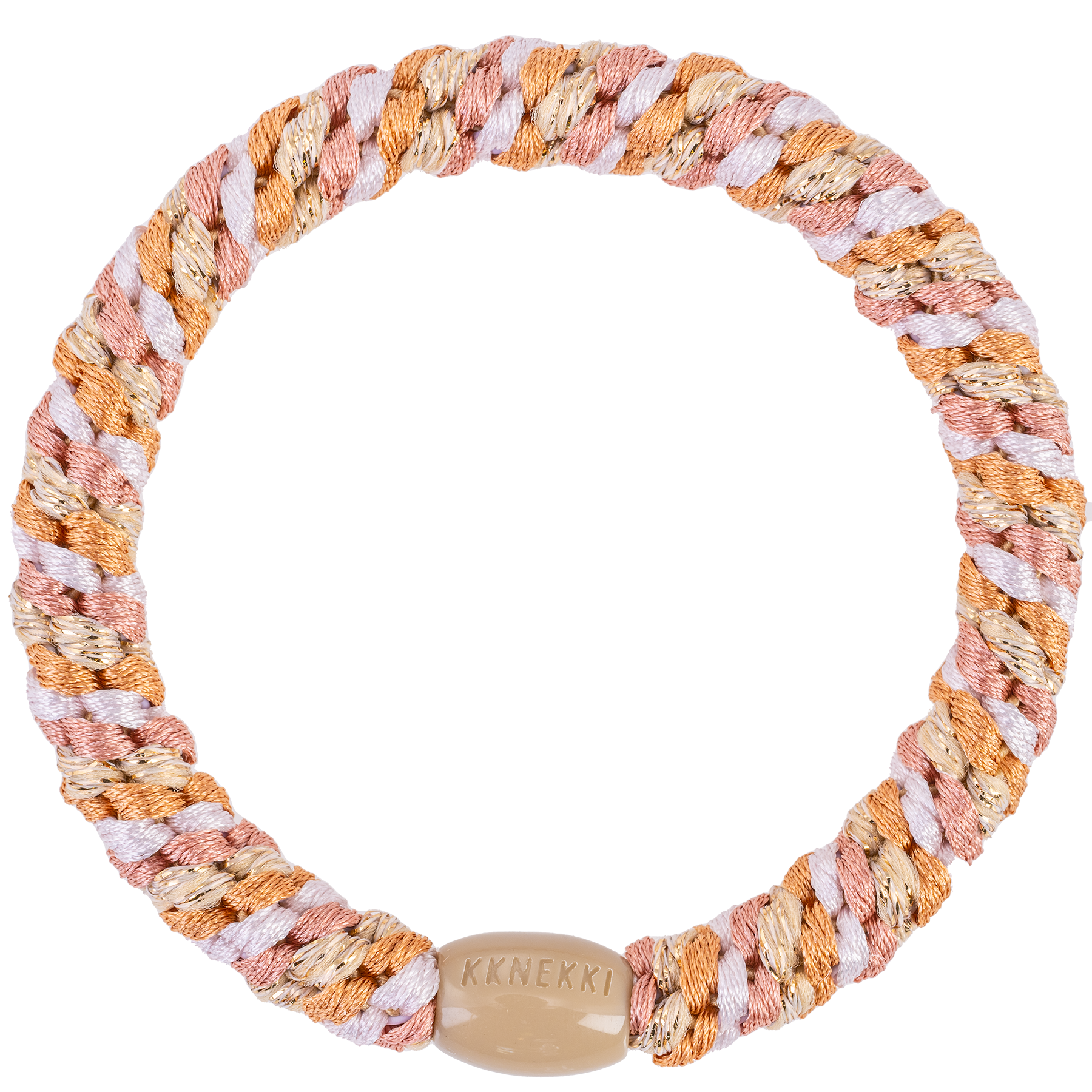 KKNEKKI Original Hair Ties: Mix Pink Nude Glitter