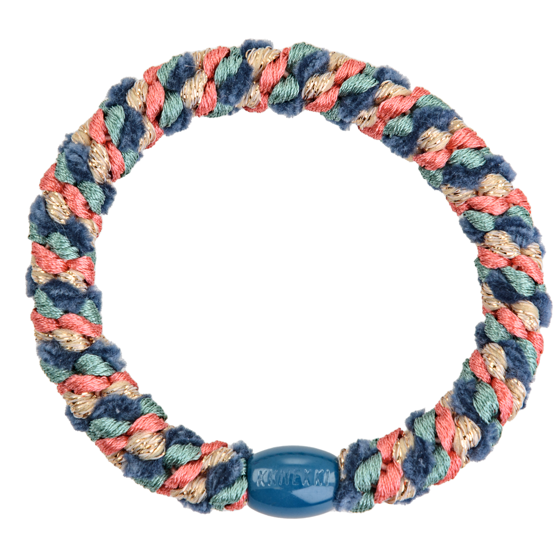 KKNEKKI Original Hair Ties: Pomerant Blue Green