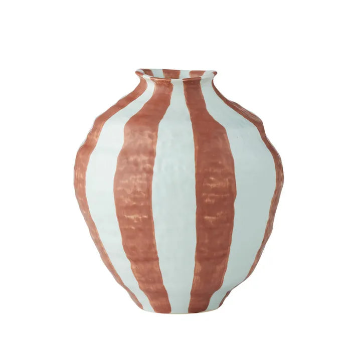 Ligne Ceramic Vase - Mint/Russet