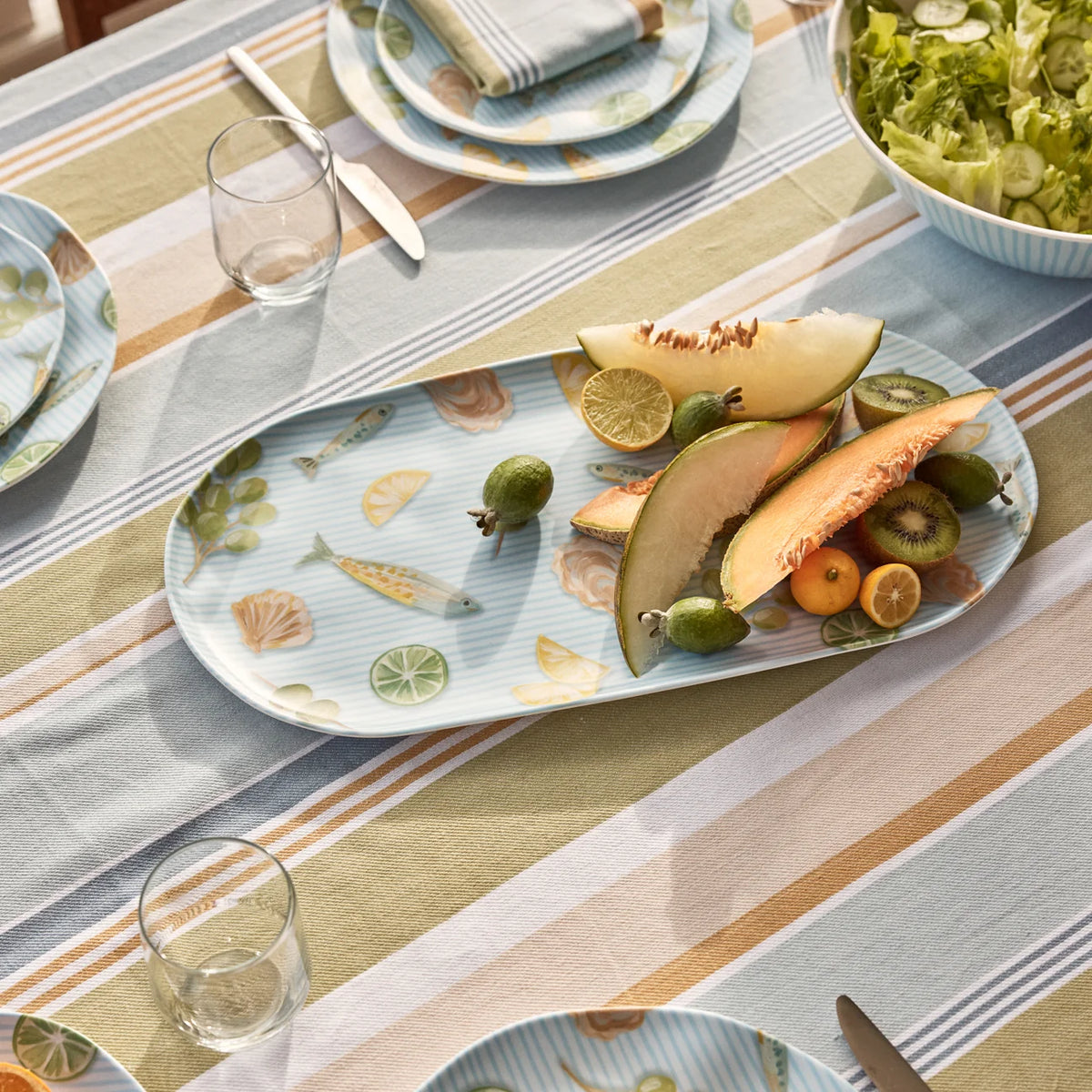 Aperitivo Oval Platter Melamine