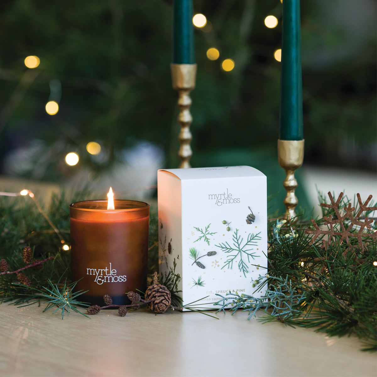 'Fir, Pine & Spruce' Christmas Candle - Roma Gift & Gourmet