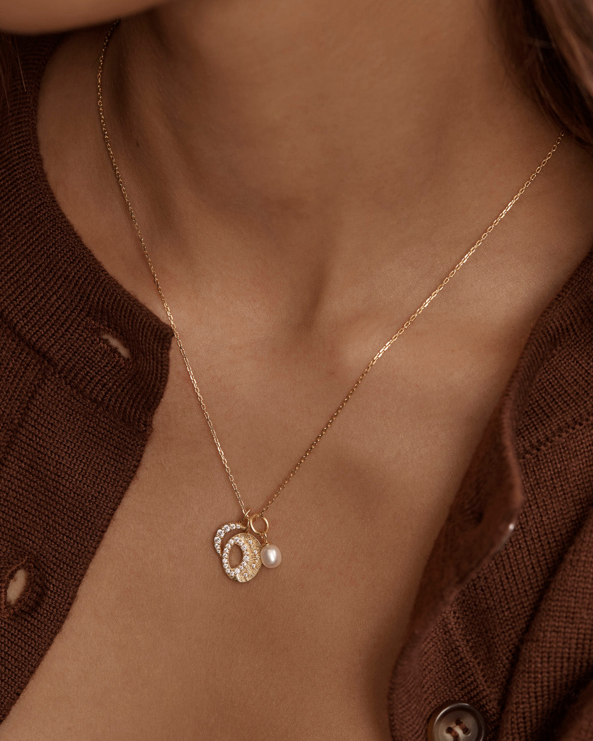 18k Gold Plated Celestial Skies Necklace