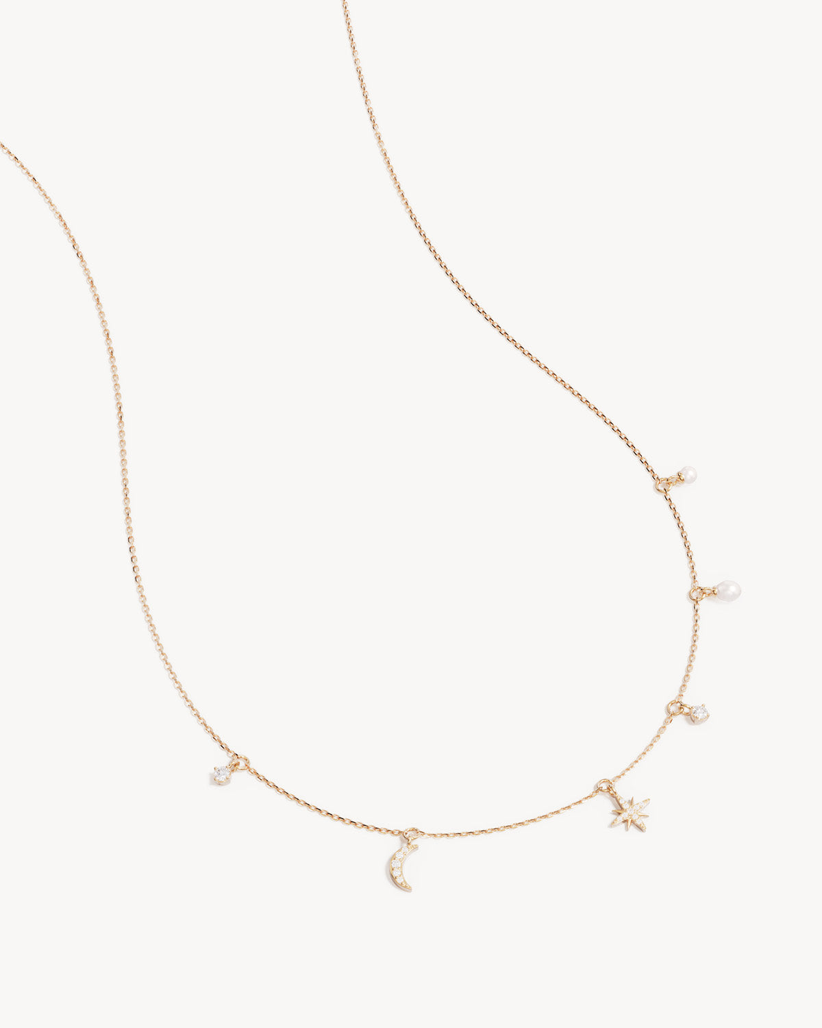 18k Gold Vermeil Celestial Skies Charm Choker
