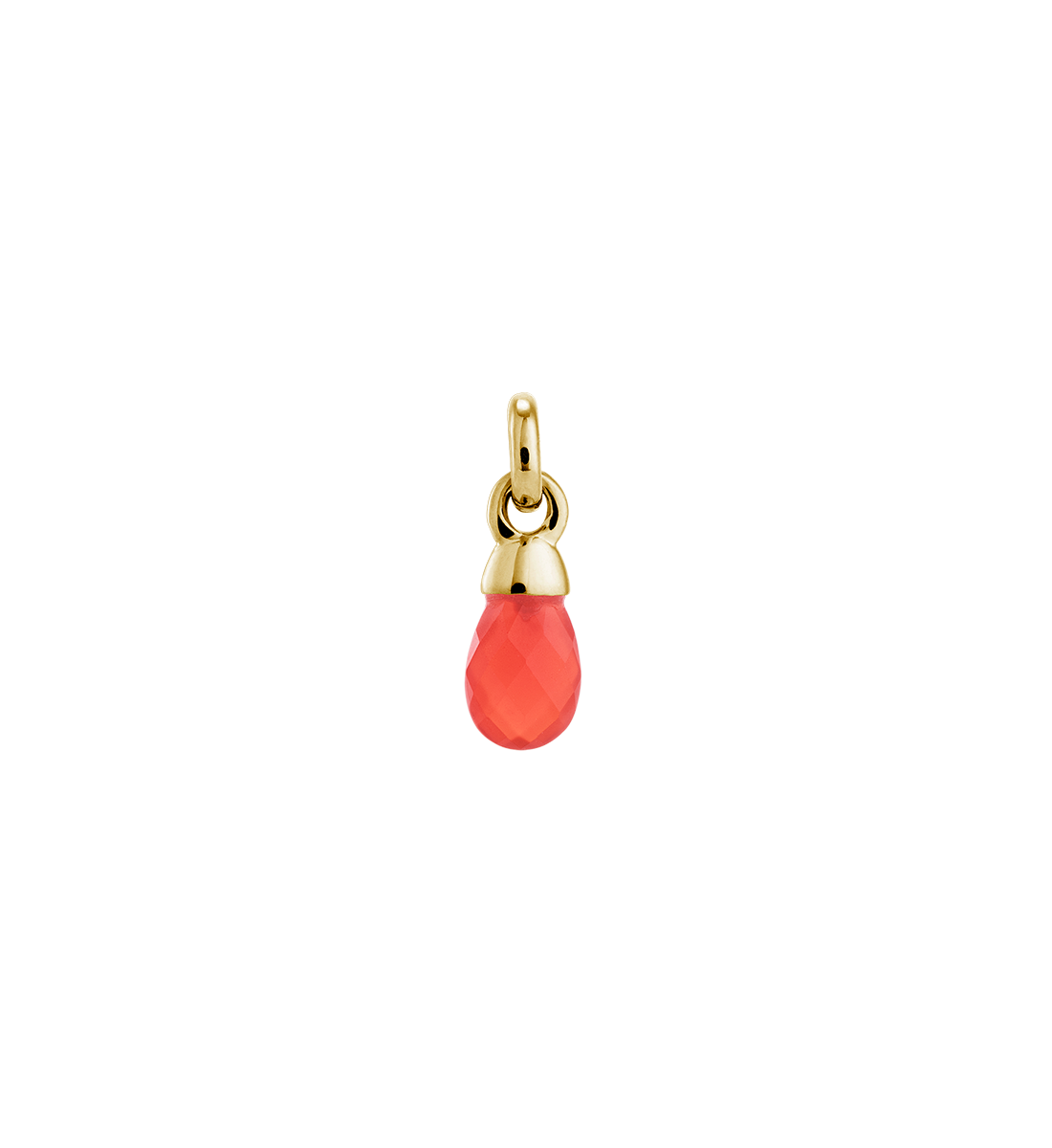 Red Agate Gemstone Charm - Roma Gift & Gourmet