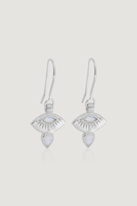 Ray Moonstone Earrings