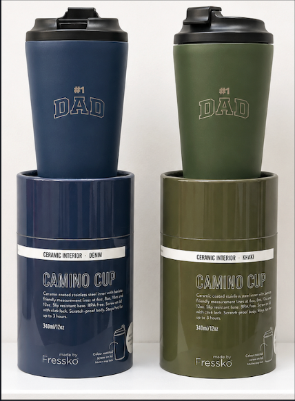 Made By Fressko - Father's Day #1 DAD Camino Ceramic Reusable Cup | 12oz/340ml