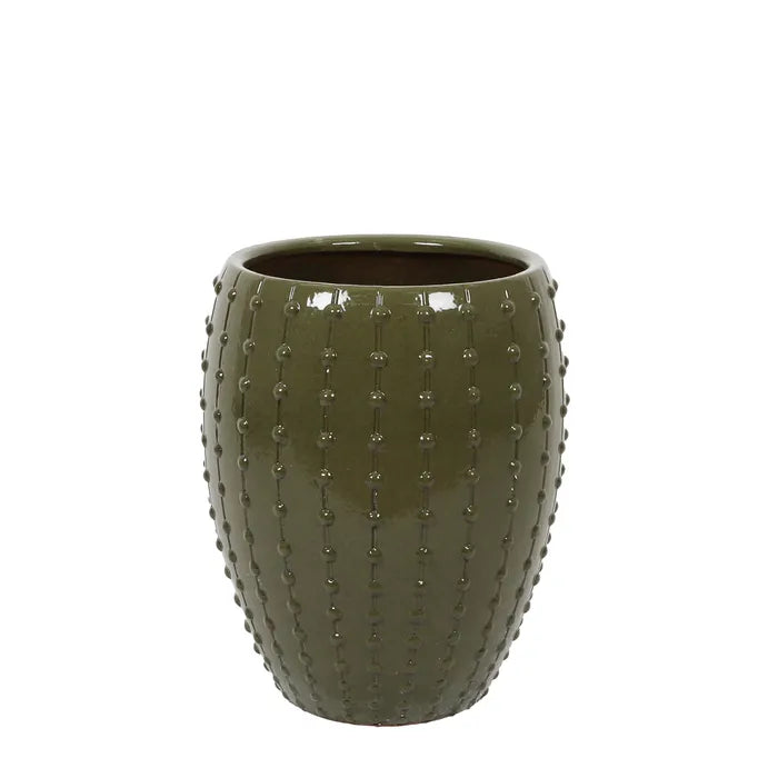 Strahan Ceramic Pot Olive