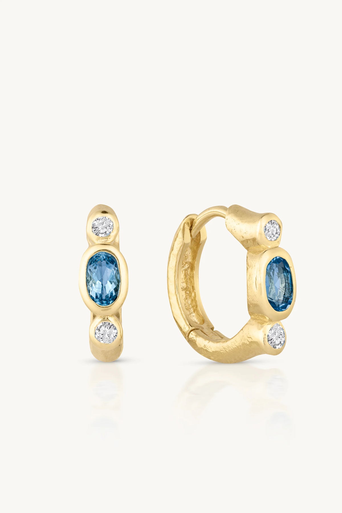 Tilda Topaz Earrings Gold