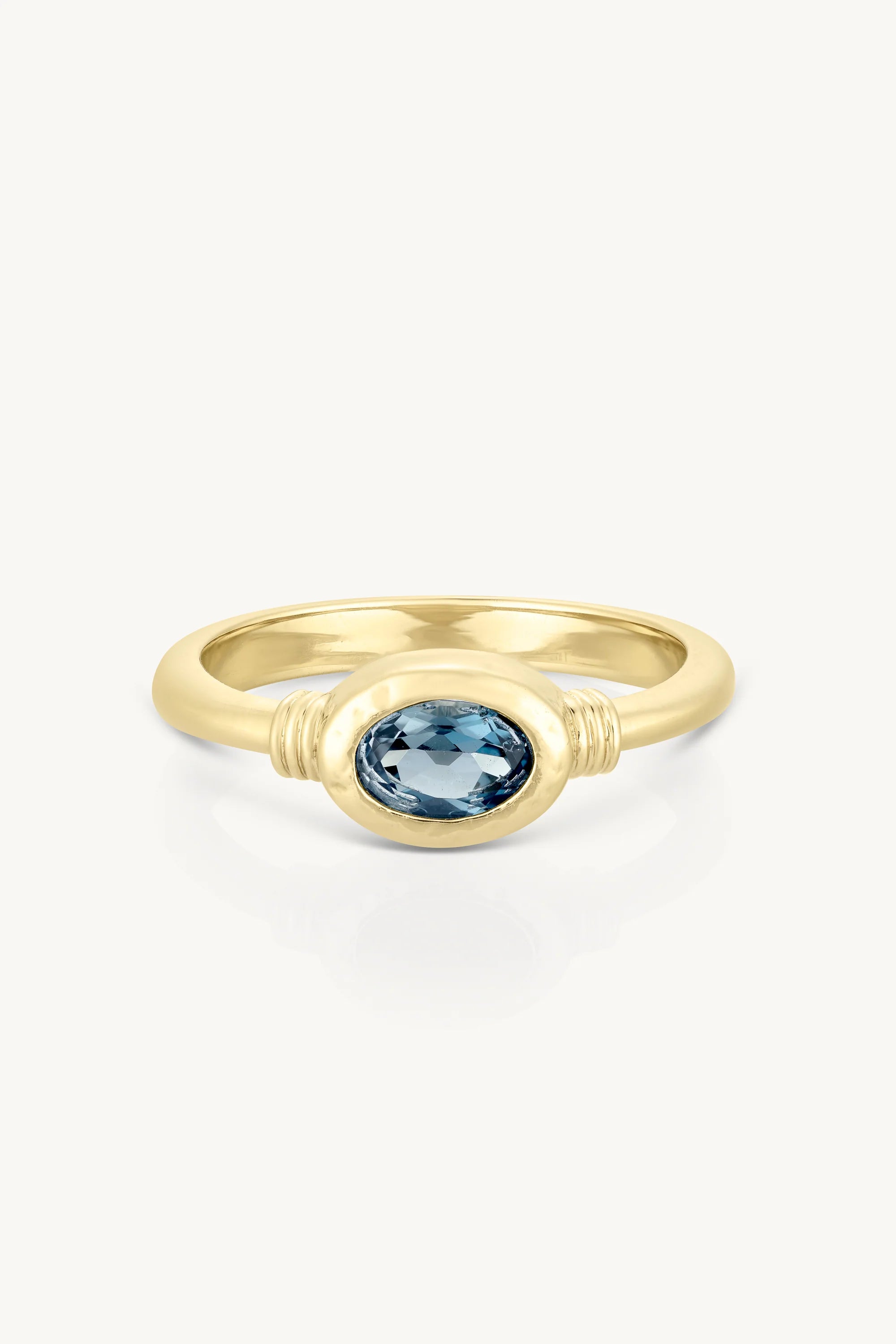 Tilly Topaz Ring - Gold