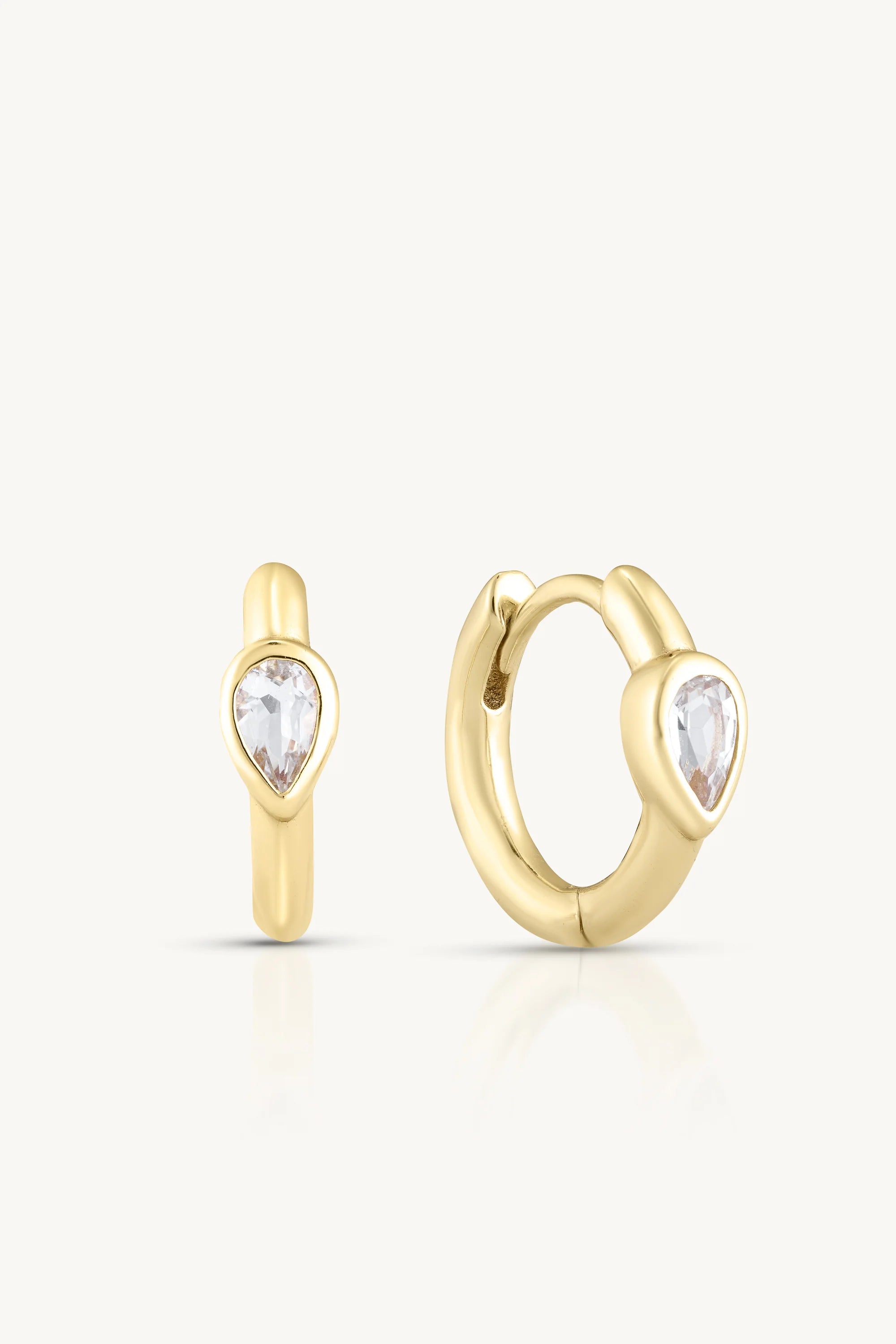 Topaz Gold Huggies