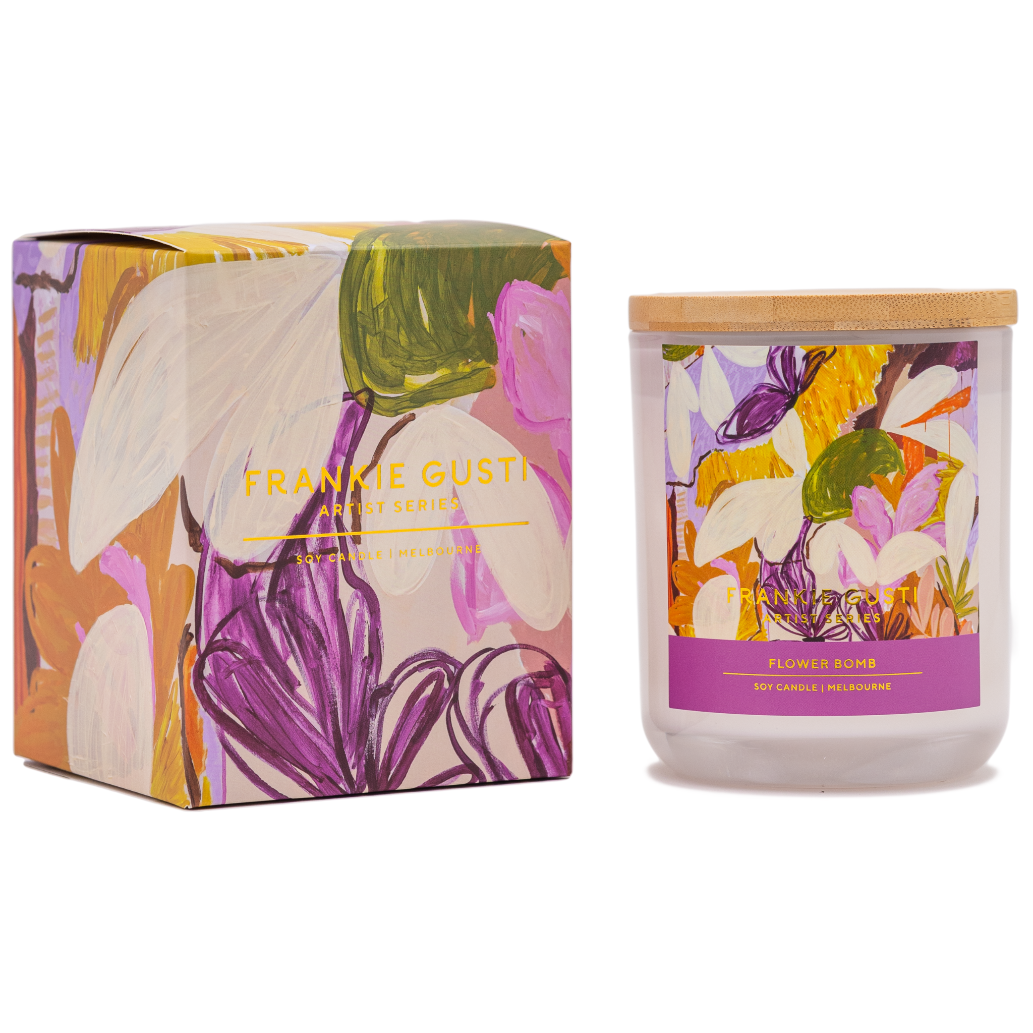 Artist Series Candle - Flower Bomb - Roma Gift & Gourmet