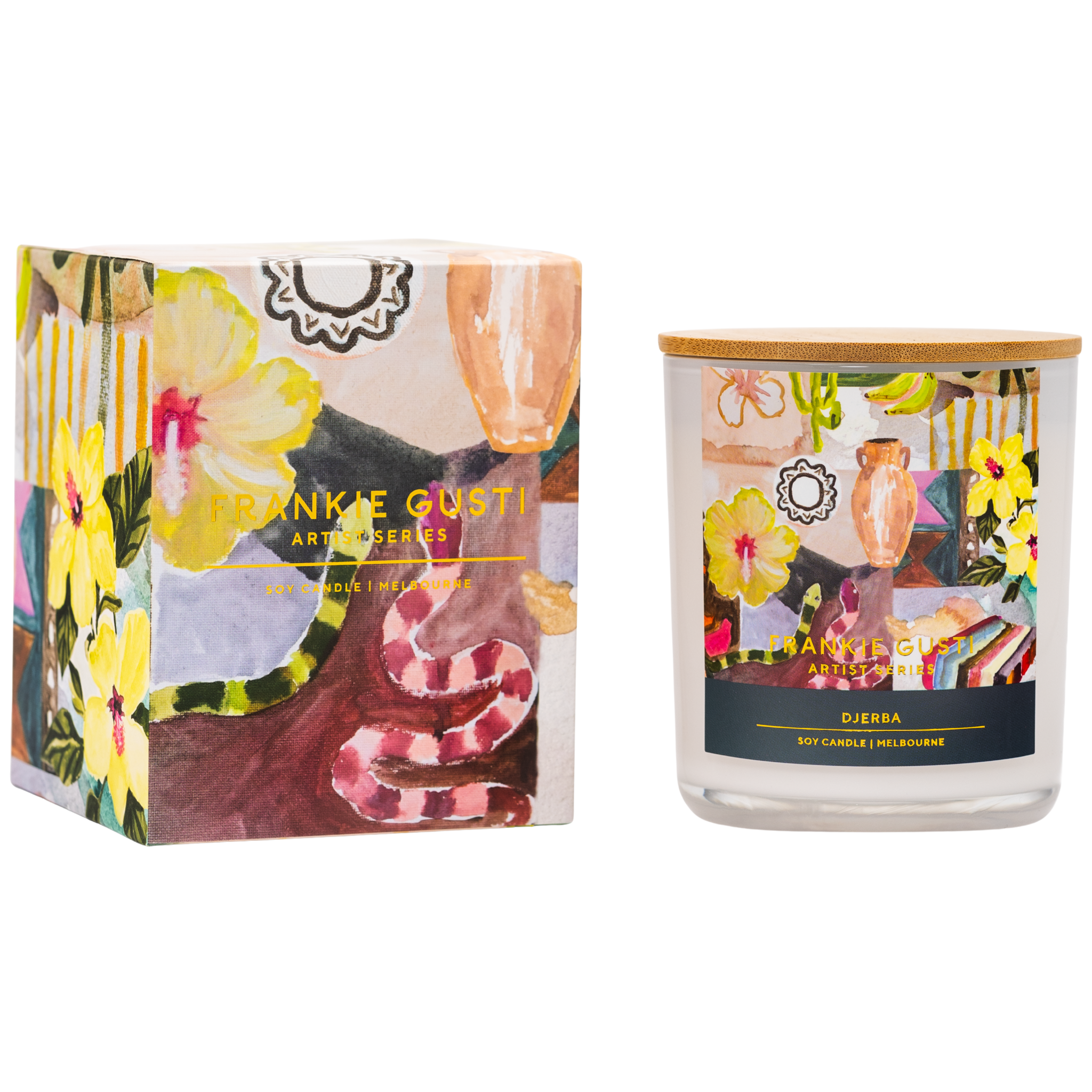 Artist Series Candle - Djerba - Roma Gift & Gourmet