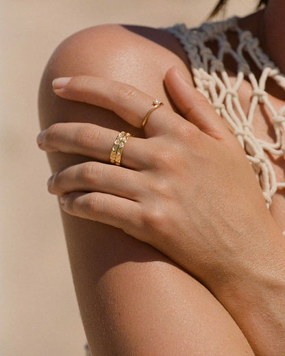 SEASIDE RING (18K GOLD VERMEIL)