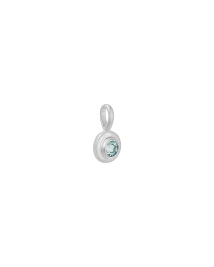 AQUAMARINE BIRTHSTONE (STERLING SILVER) - Roma Gift & Gourmet