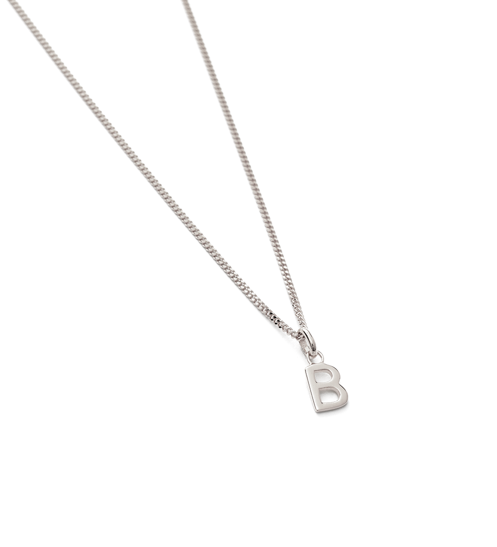 B - OUTLINE INITIAL (STERLING SILVER) - Roma Gift & Gourmet