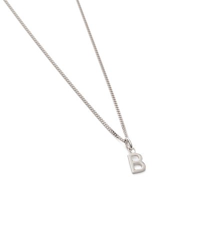 B - OUTLINE INITIAL (STERLING SILVER) - Roma Gift & Gourmet