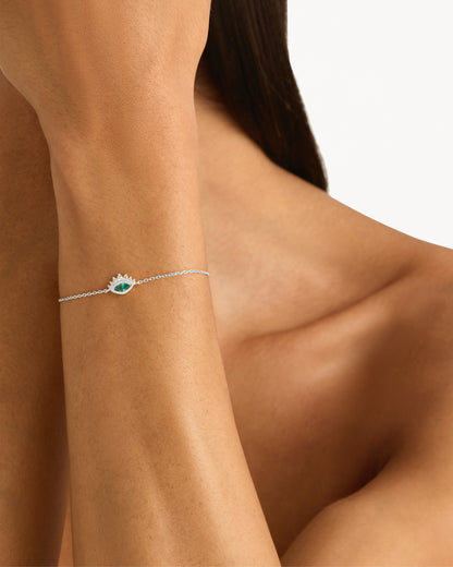 Hope and Protection Bracelet - Sterling Silver