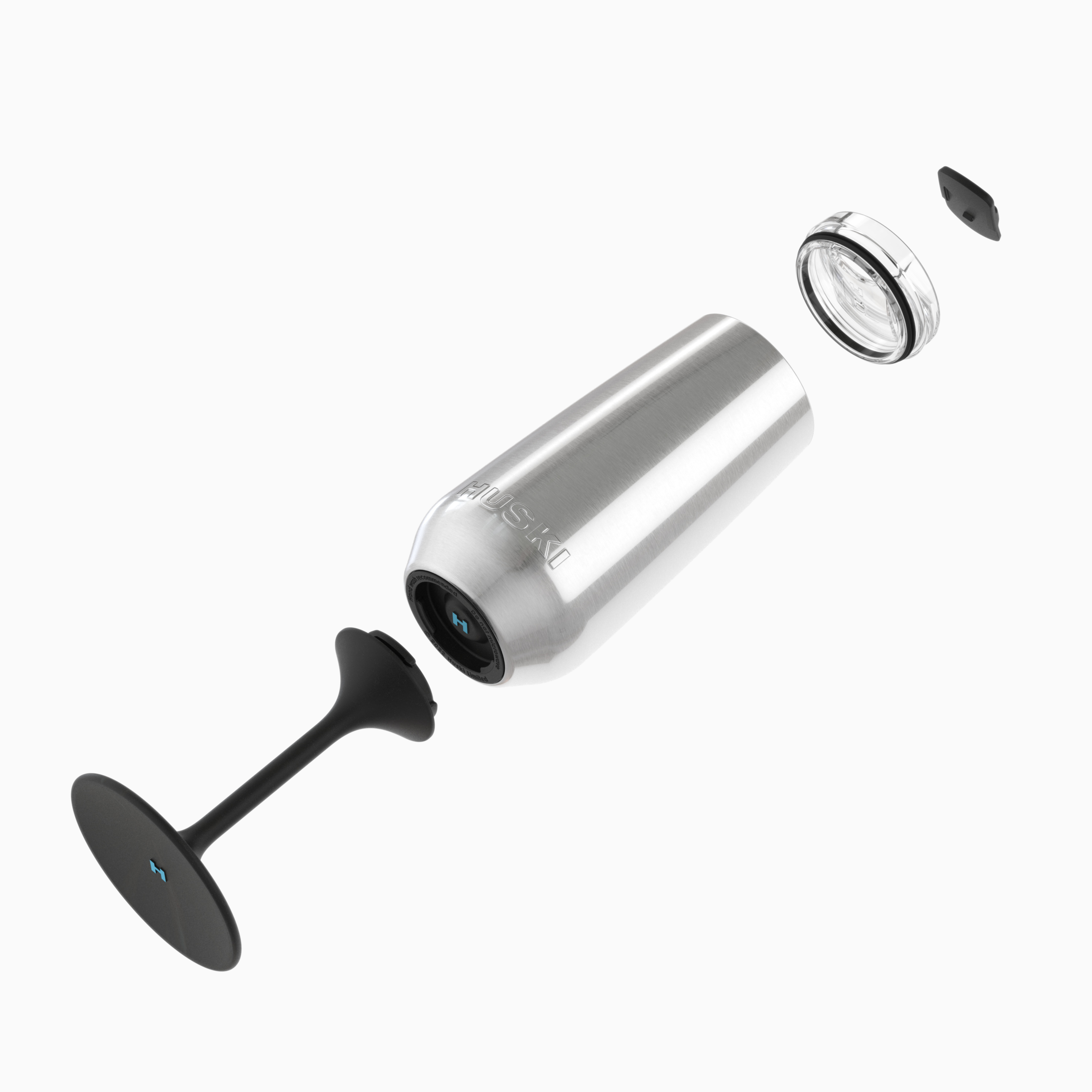 Huski Champagne Flute - Black - Roma Gift & Gourmet