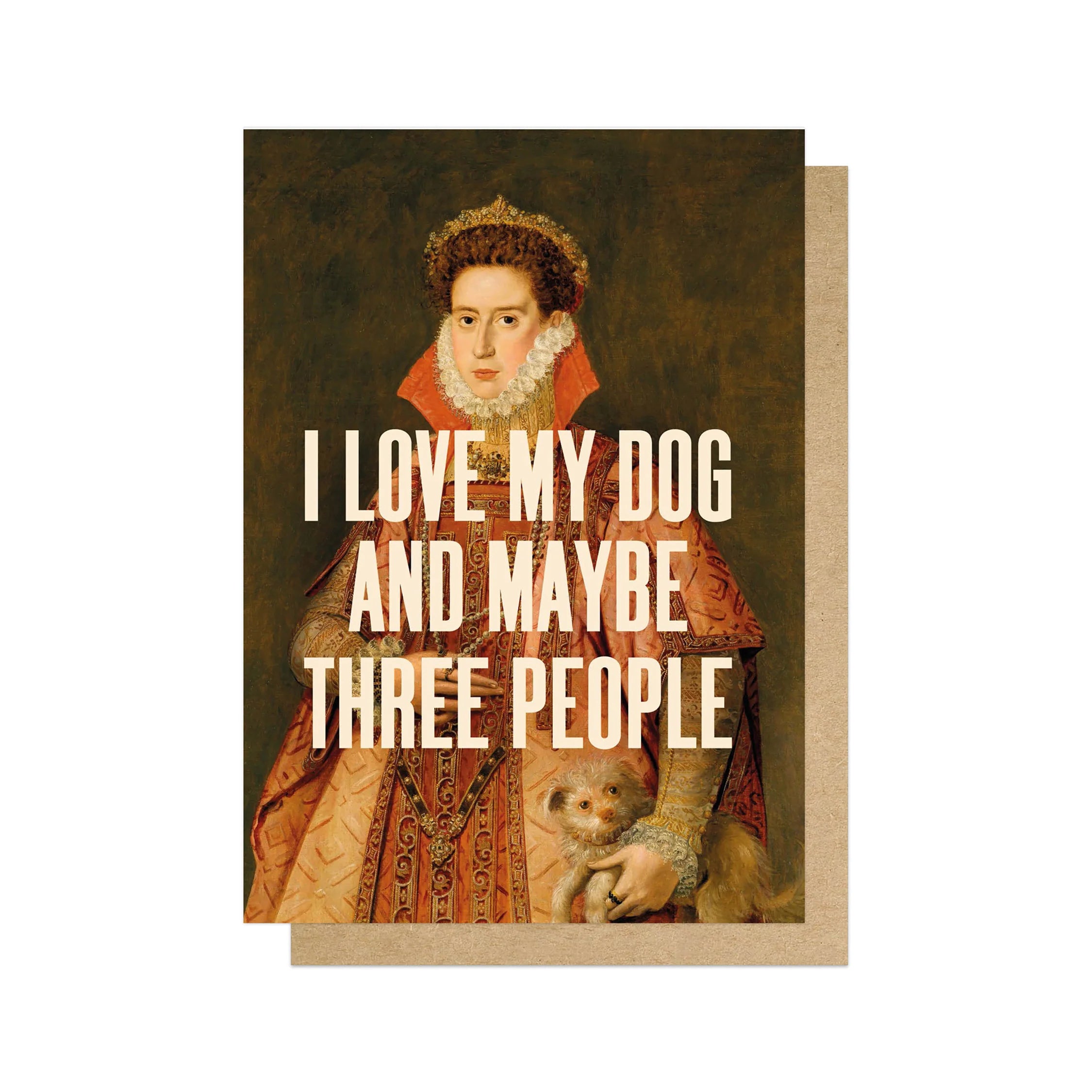 I Love My Dog Card