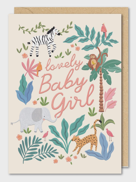 Lovely Baby Girl Card - Roma Gift & Gourmet