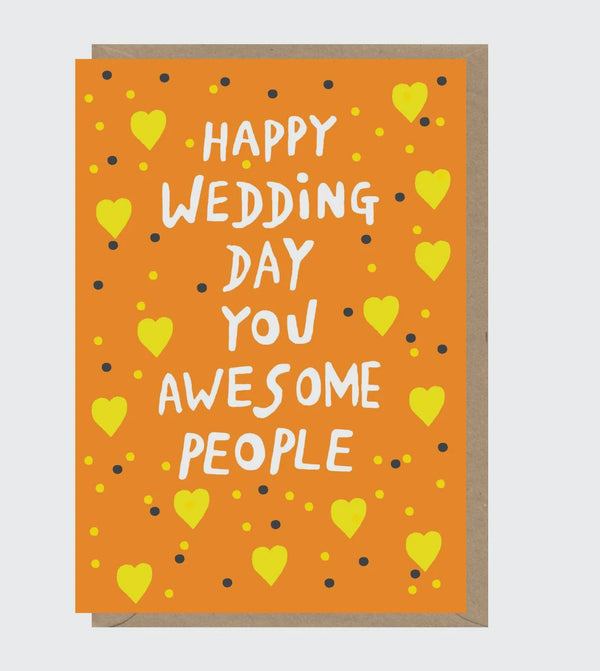 Happy Wedding Day You Fab People Card