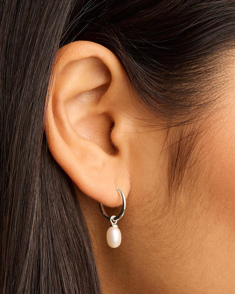 Live In Peace Hoop Earrings