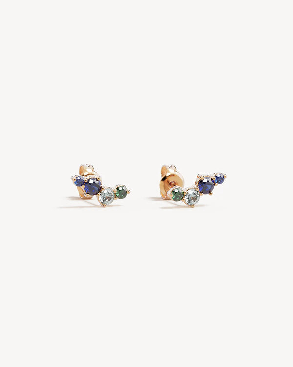 Endless Skies Stud Earrings - Gold