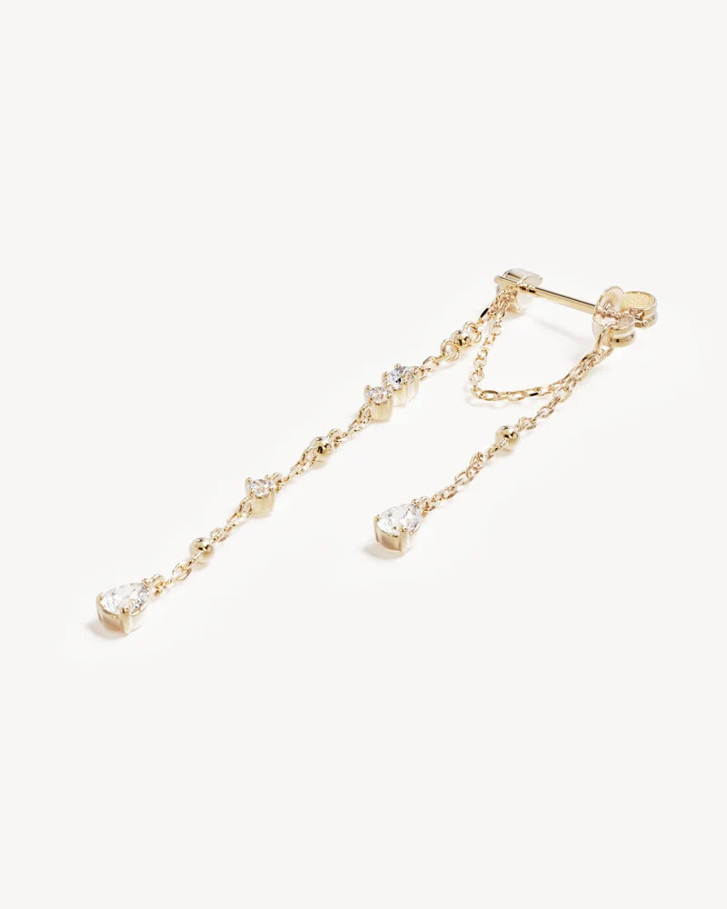 Cosmic Whisper Chain Earrings