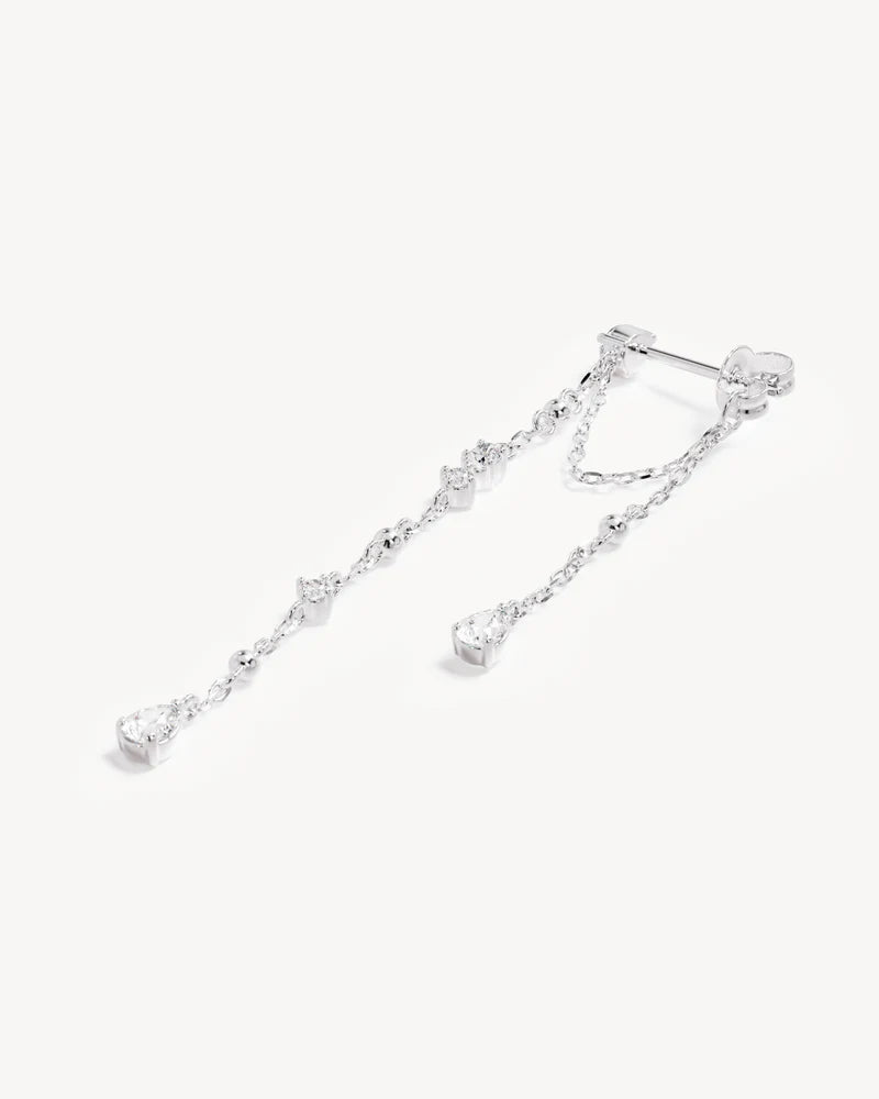 Cosmic Whisper Chain Earrings