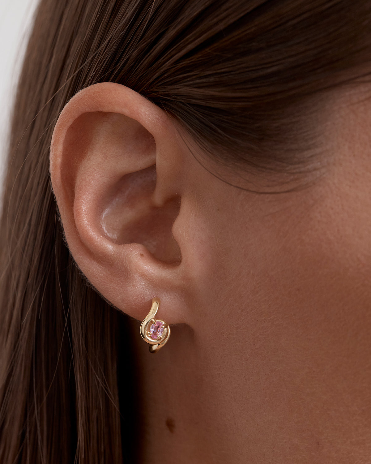 18k Gold Vermeil Embrace Love Hoops