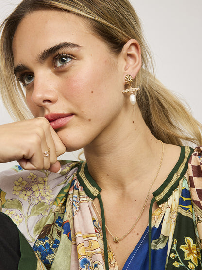 Gold Melissa Necklace