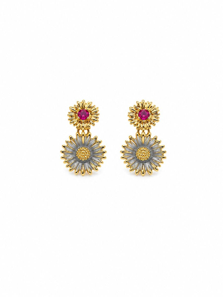 Gold Coloured Dixie Flower E/R