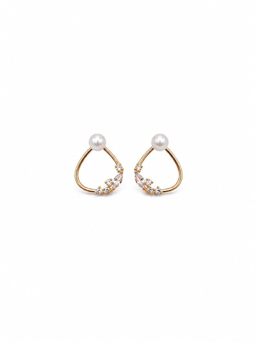Gold Pip Studs