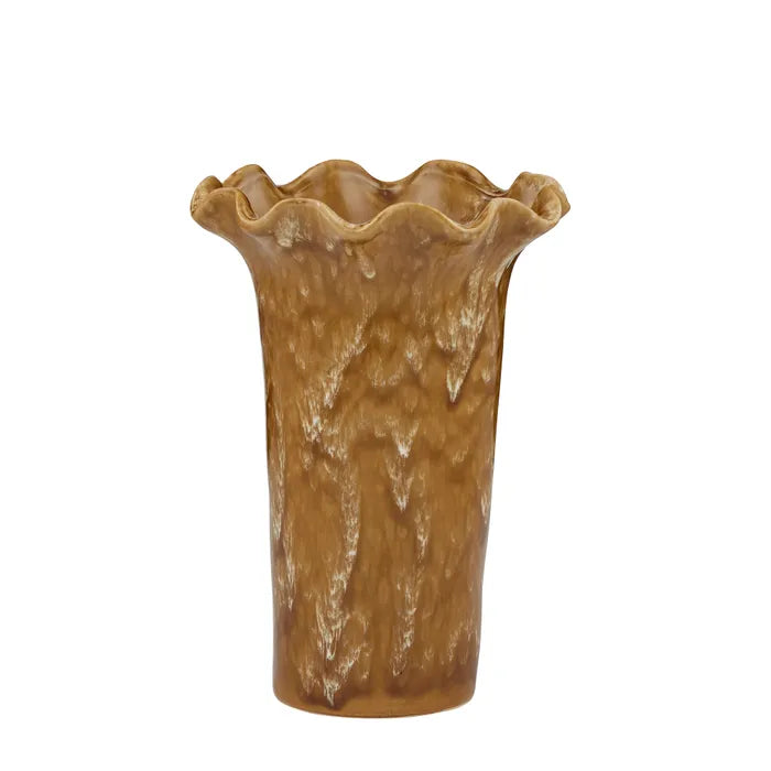 Seth Ceramic Vase - Mustard