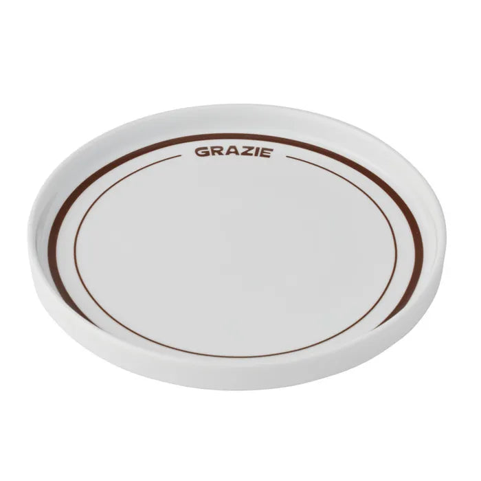 Grazie Ceramic Dinner Plate 26.5cm Cocoa - Roma Gift & Gourmet