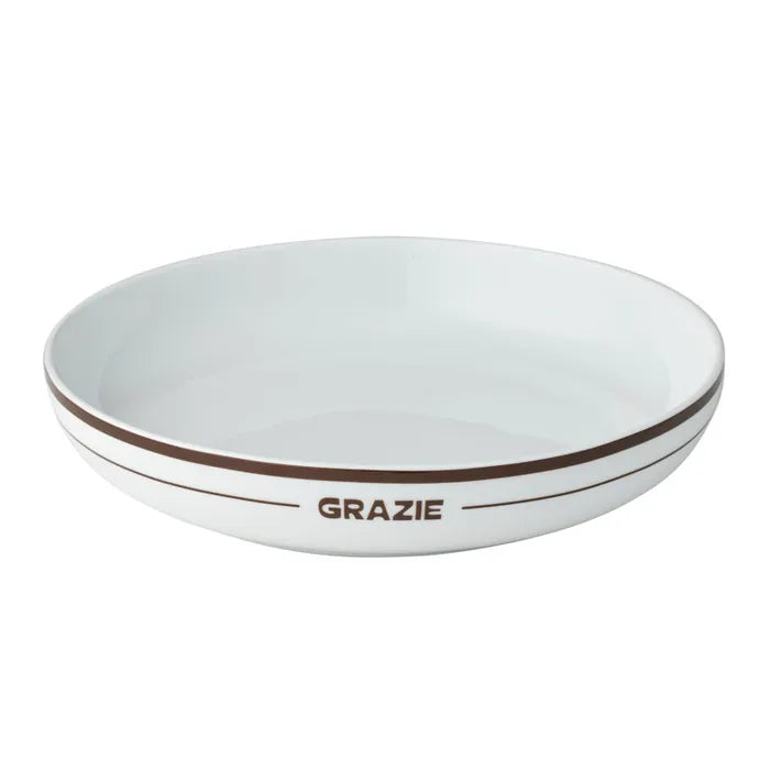 Grazie Ceramic Bowl 30.5x6cm Cocoa - Roma Gift & Gourmet