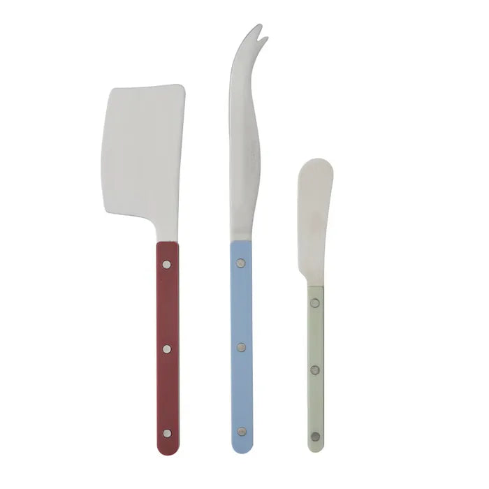 Remy 3pc S/S Cheese Knife Set 23cm Multi - Roma Gift & Gourmet