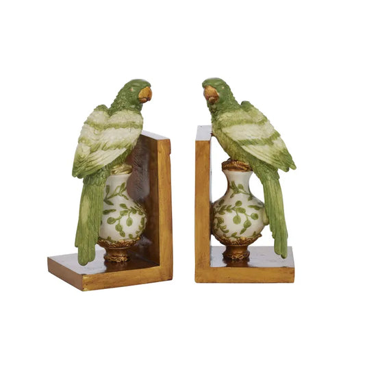 Polly Parrot Resin Bookends - Roma Gift & Gourmet