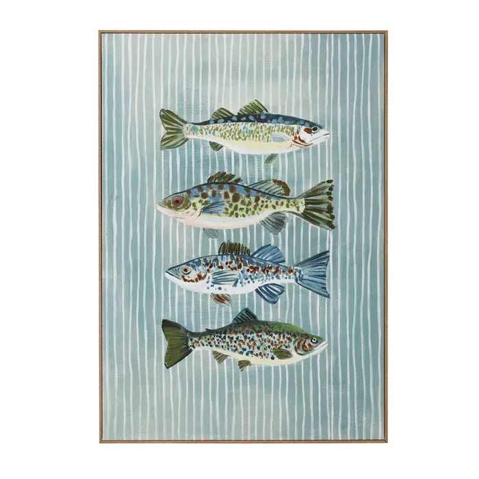 Shad Ash Frame Oil Painting 70x100cm - Roma Gift & Gourmet
