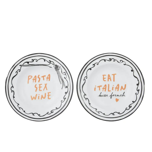 Saucy Cermic Rimmed Bowl 23cm - Roma Gift & Gourmet