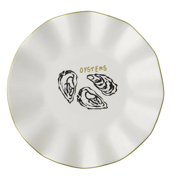 Mangiare Oysters Ceramic Platter - Roma Gift & Gourmet