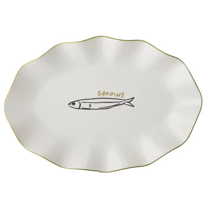Mangiare Sardine Ceramic Platter - Roma Gift & Gourmet