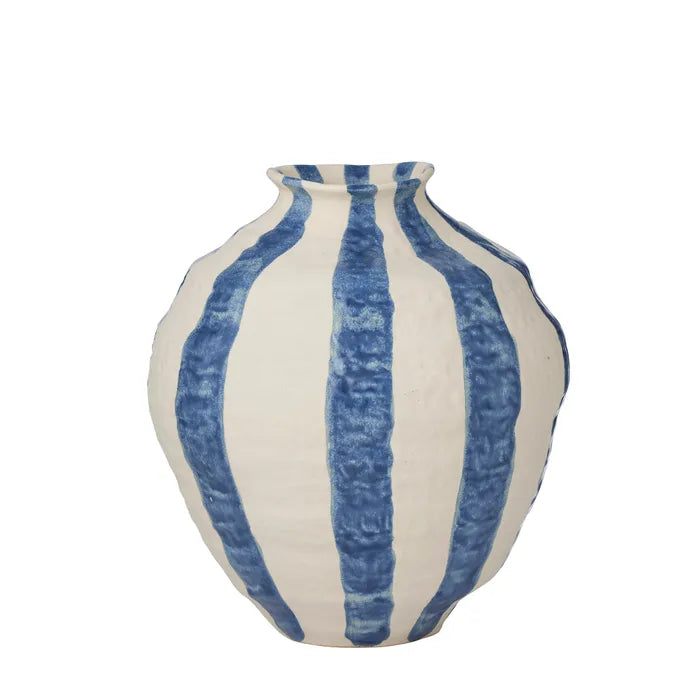 Rayas Ceramic Vase 26x30cm - Dark Denim - Roma Gift & Gourmet