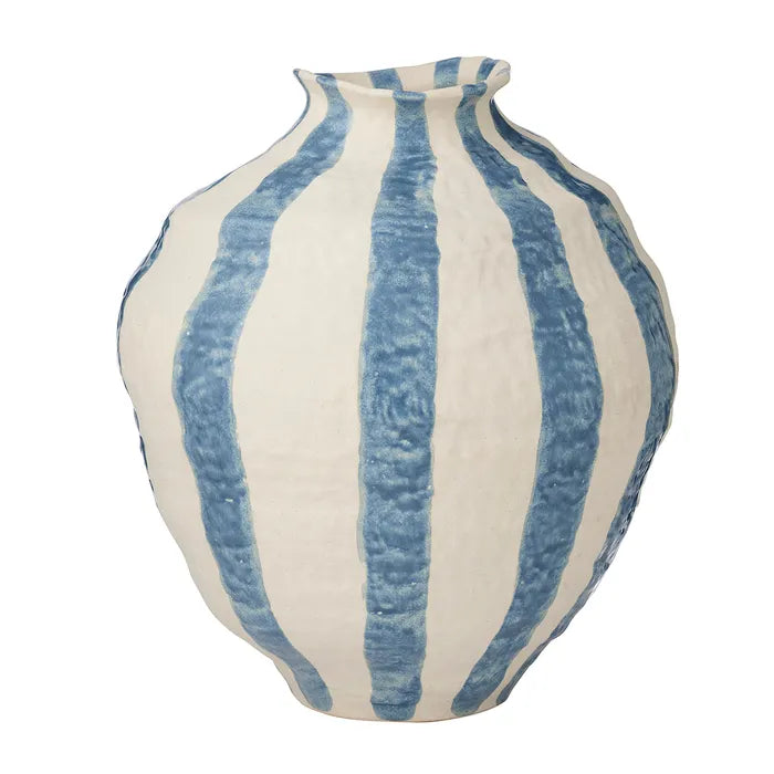 Rayas Ceramic Vase 33x38cm - Denim - Roma Gift & Gourmet