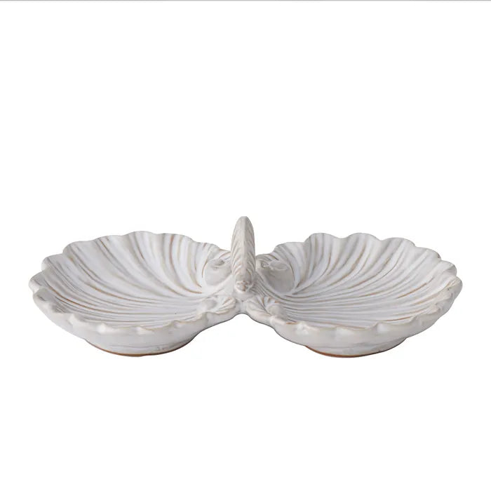 Seashell Trinket Dish - White