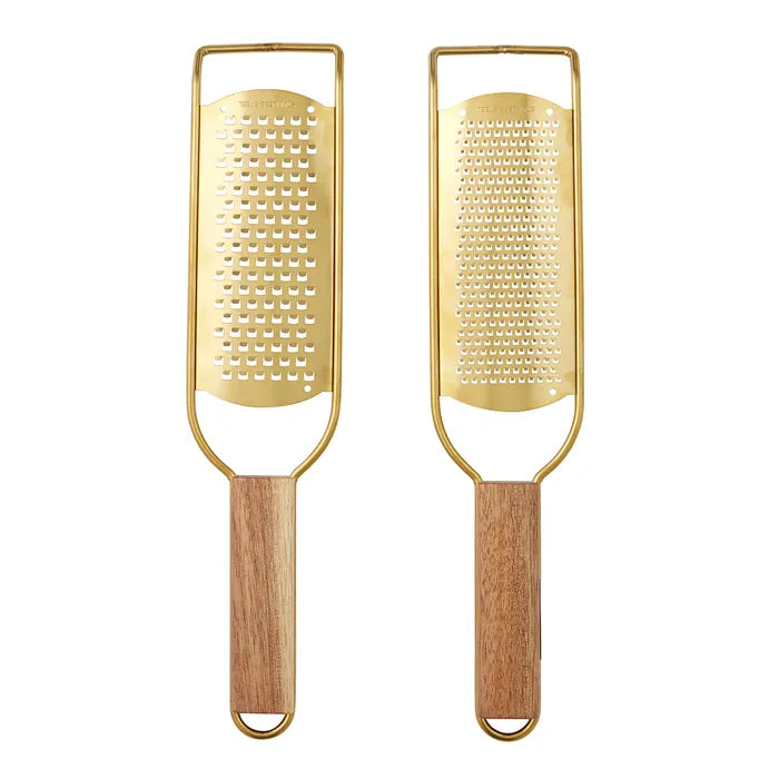 Barker Grater - Gold/Natural Assorted - Roma Gift & Gourmet
