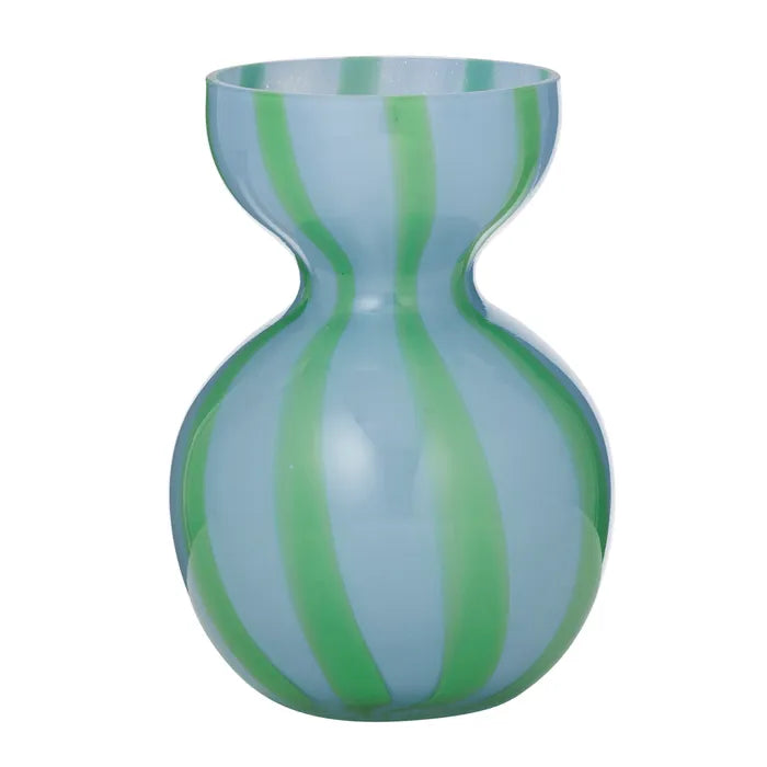 Bobbi Glass Vase - Sky/Emerald - Roma Gift & Gourmet